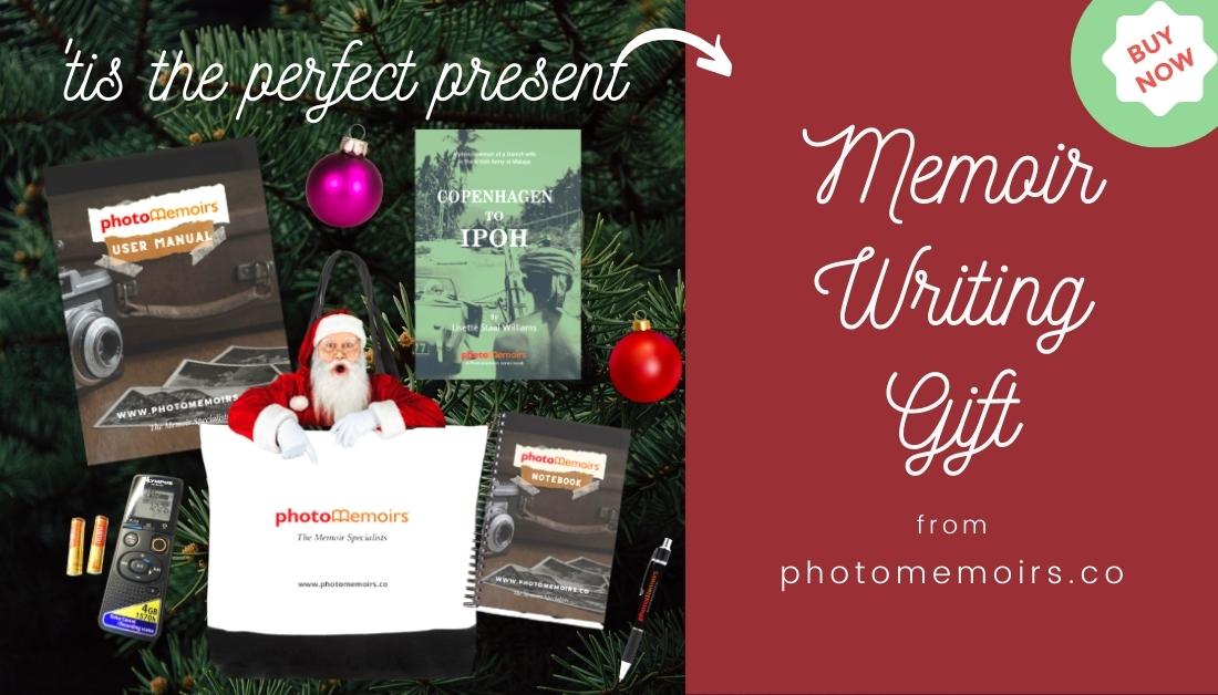 Christmas present ideas - Give Memoir Writing Gift - gif for seniors and grandparents