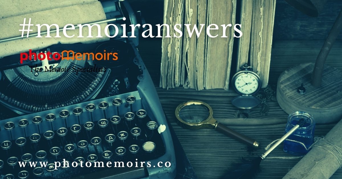 Memoir answers - help to write and publish memoirs